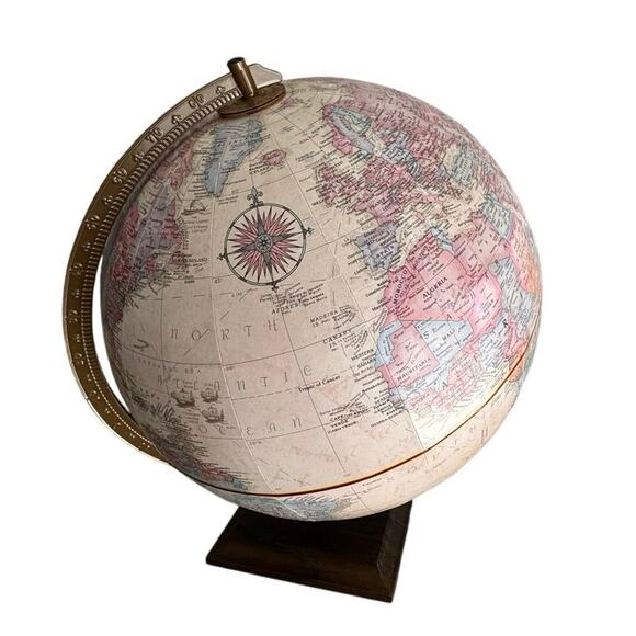 Globe / Map / World / Replogle 12” World Classic Series, Raised Relief / Vintage - Picture 9 of 12